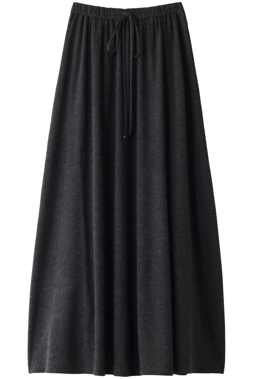 SALE 【30%OFF】 BAUME ボーメ ウールジャージーマキシスカート ダークグレー
