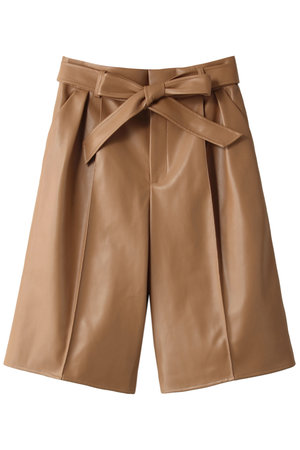 アナイ/ANAYIのフェイクレザーショートパンツ