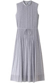 シフォンドットプリーツワンピース
