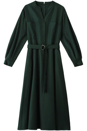 アナイ/ANAYIのレーヨンウールジョーゼットフレアワンピース