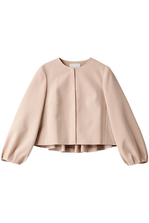 ライトダブルクロスペプラム ジャケット