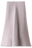 ファンシーツィードバイヤスフレア スカート