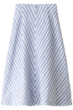 【LOVE FOR TWEED 2023】ボーダーツイードフレア スカート