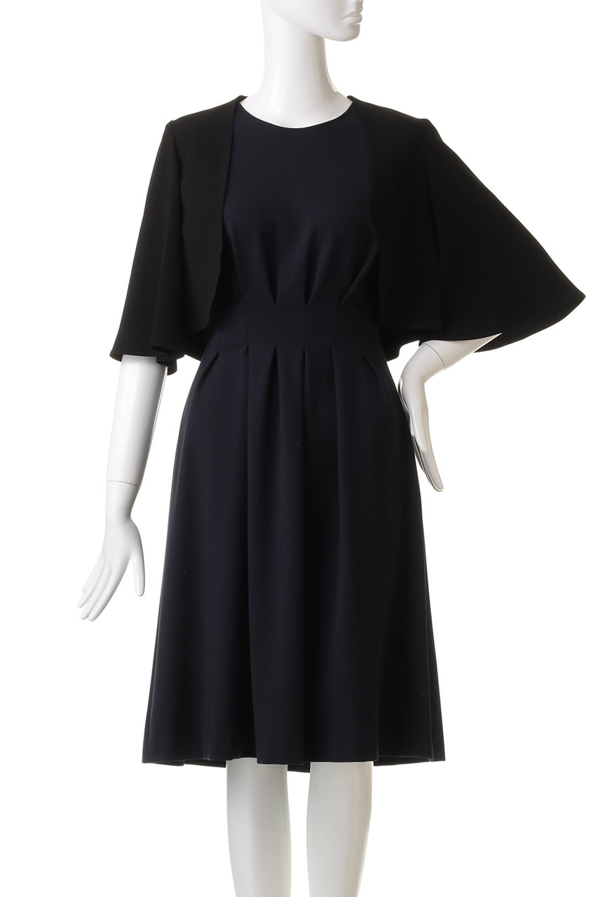 ANAYI(アナイ)｜バックサテンフレアスリーブボレロ/ブラック の通販  