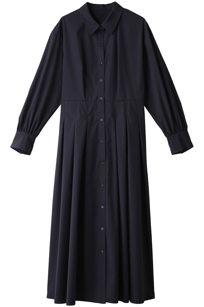 ANAYI ブロードタックフレアワンピース (ネイビー, 38) アナイ ELLE SHOP ANAYI ブロードタックフレアワンピース (ネイビー, 38) アナイ ELLE SHOP