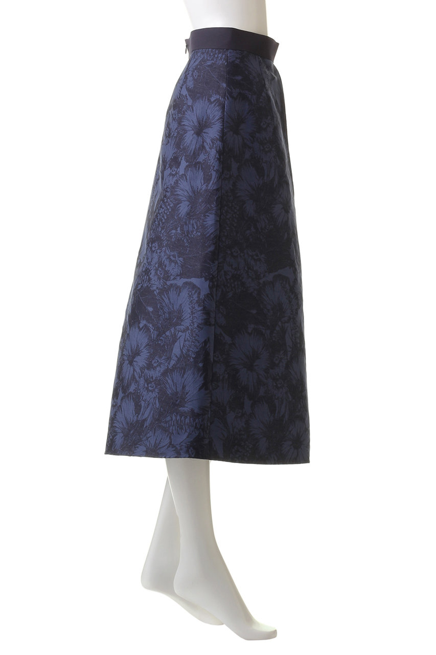 ANAYI(アナイ)｜フラワーデニムインバータックスカート/ネイビー の