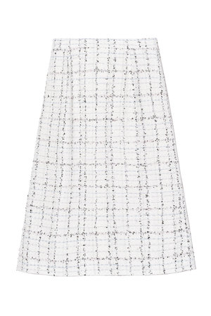 アナイ/ANAYIのミックスツイードバックフレアスカート(110700/110703)