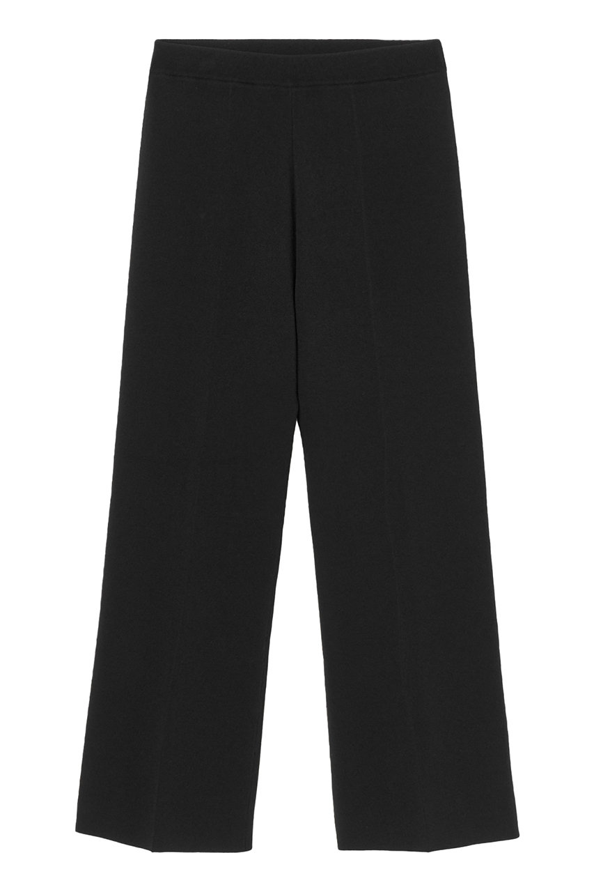 ANAYI レーヨンナイロンニットパンツ (ブラック, 36) アナイ ELLE SHOP ANAYI レーヨンナイロンニットパンツ (ブラック, 36) アナイ ELLE SHOP