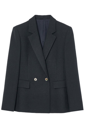 ●ANAYI アナイ　バスケットステッチ　ノーカラージャケット　金ボタンツイード ANAYI ジャケット ノーカラージャケット 「セットアップ対応商品