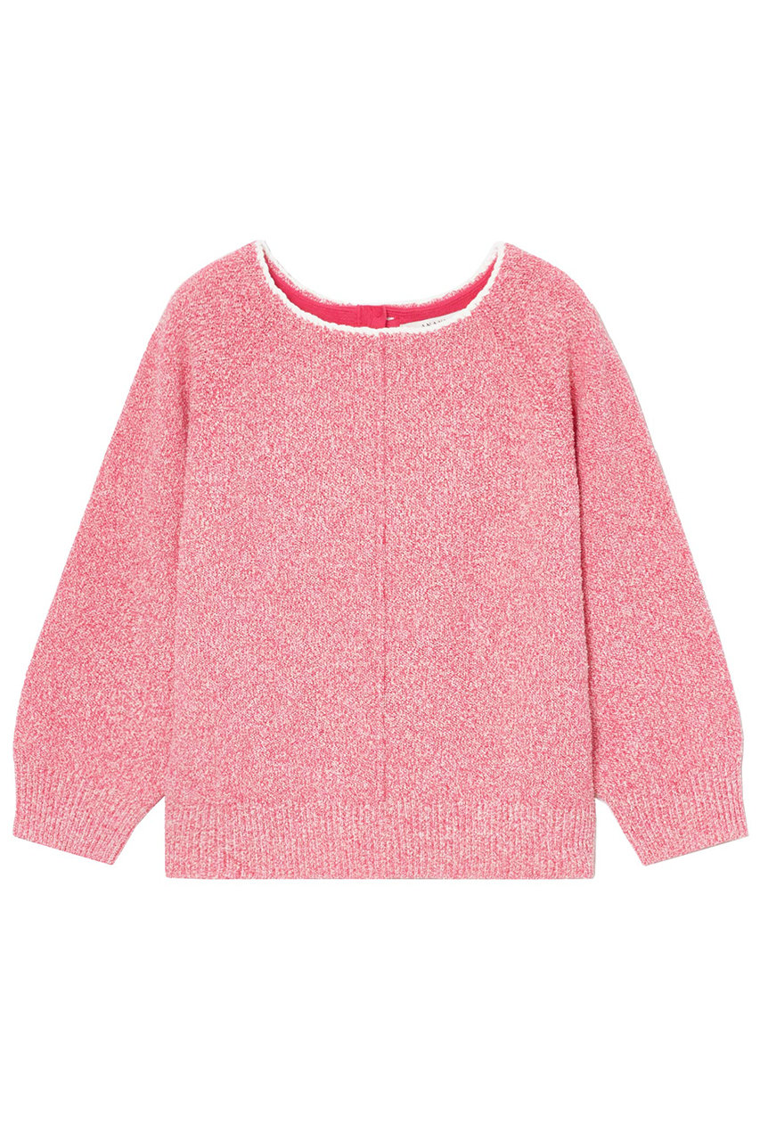 ANAYI メランジブークレプルオーバー (ピンク, 38) アナイ ELLE SHOP ANAYI メランジブークレプルオーバー (ピンク, 38) アナイ ELLE SHOP