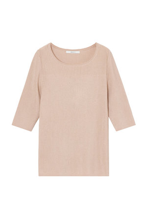 アナイ/ANAYIのアセテートポリエステル半袖 プルオーバー(110300/110301)