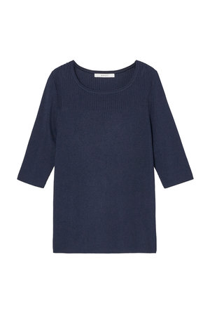 アナイ/ANAYIのアセテートポリエステル半袖 プルオーバー(110300/110301)