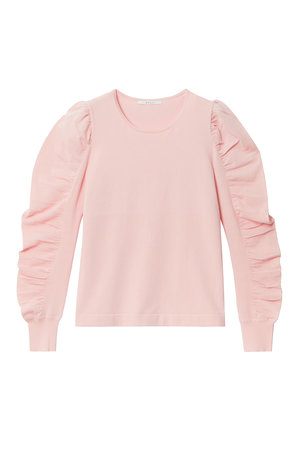 アナイ/ANAYIのシアーギャザースリーブプルオーバー(110300/110301)