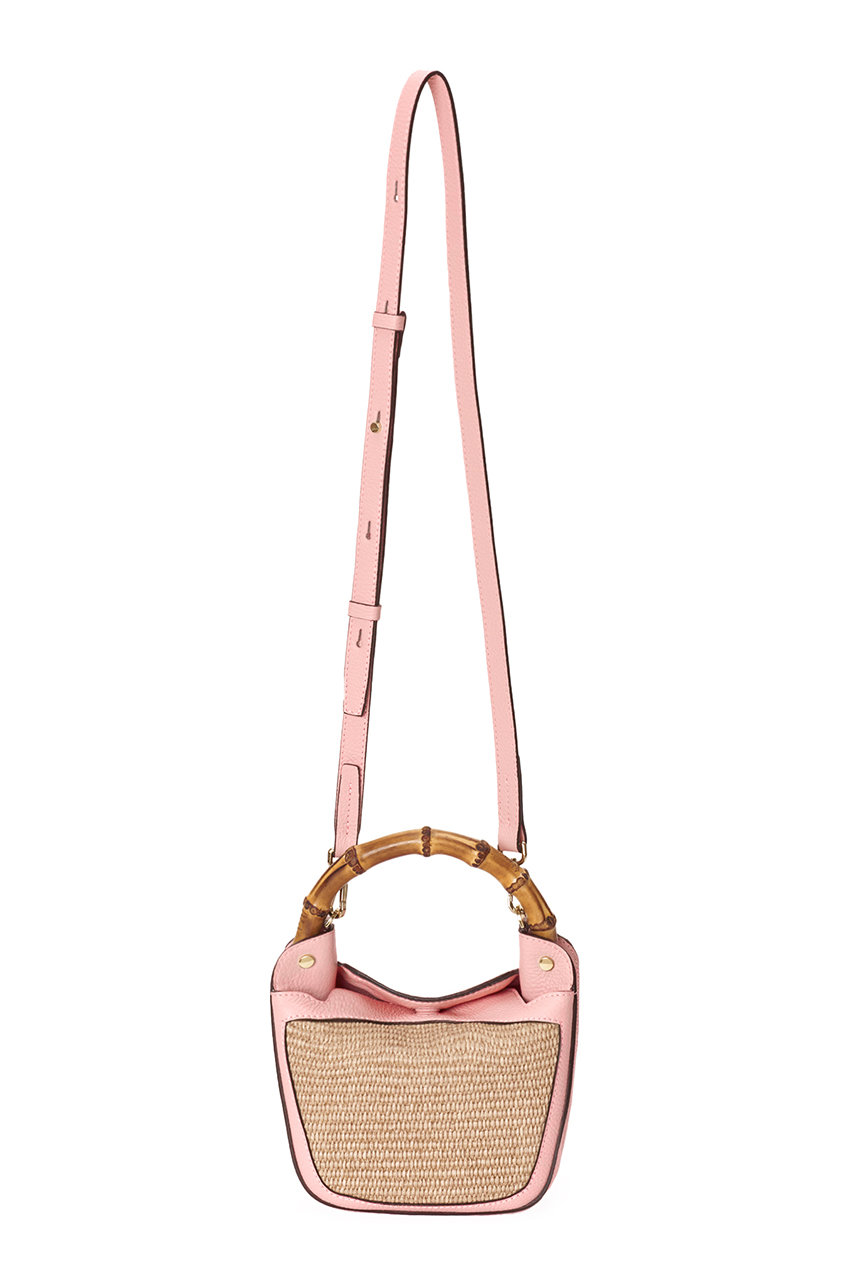 ANAYI(アナイ)｜Iバンブーミニハンドバッグ/ライトピンク の通販