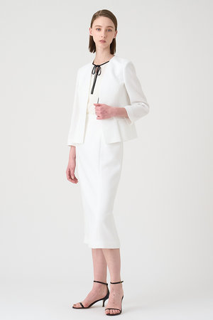 アナイ/ANAYIのバスケットウエストステッチタイト スカート(110700/110702)