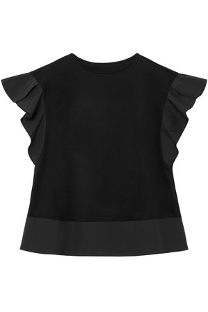 アナイ/ANAYIのコットンスムースフリルスリーブ プルオーバー(110100/110102)