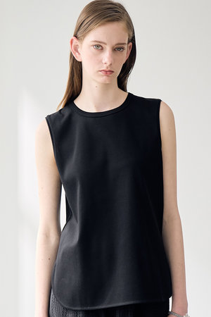 アナイ/ANAYIのコットンフライスノースリ プルオーバー(110100/110101)