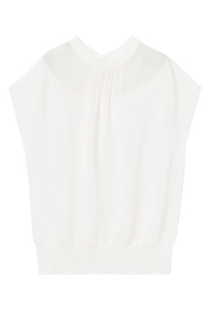 アナイ/ANAYIのバックリボンネックシアー プルオーバー(110300/110301)