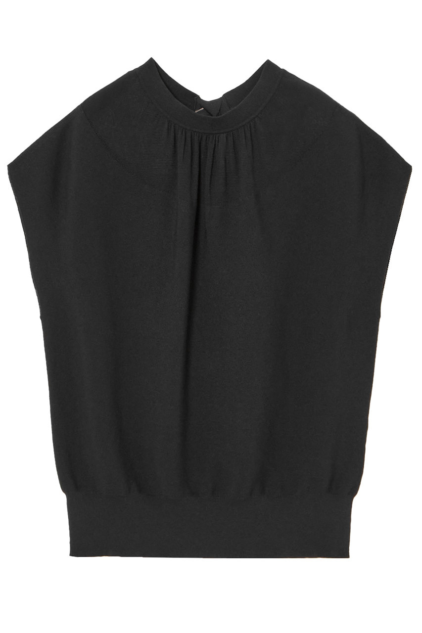 ANAYI バックリボンネックシアー プルオーバー (ブラック, 38) アナイ ELLE SHOP ANAYI バックリボンネックシアー プルオーバー (ブラック, 38) アナイ ELLE SHOP