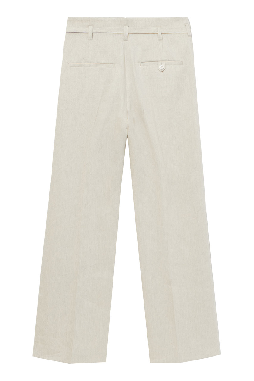 最終価格　ANAYI アナイ リネン　リネンストレッチバイカラーワンピース　半袖 ANAYI(アナイ)｜リネンストレッチワイドパンツ/ベージュ の通販