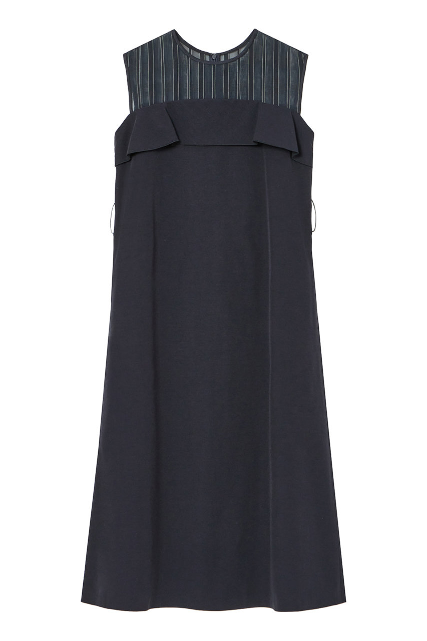 極美品 アナイ 人気 36サイズ シアーストライプ 切り替え フレア ワンピース シアーストライプ切り替えフレア ワンピース | ANAYI/アナイ | 三越