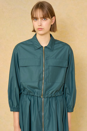 アナイ/ANAYIのポリタフタポケットブルゾン(110800/110802)