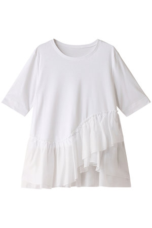 アナイ/ANAYIのコットンスムースフリルデザインプルオーバー(110100/110102)