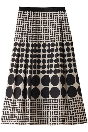 アナイ/ANAYIのサテンドットPTタックスカート(110700/110703)