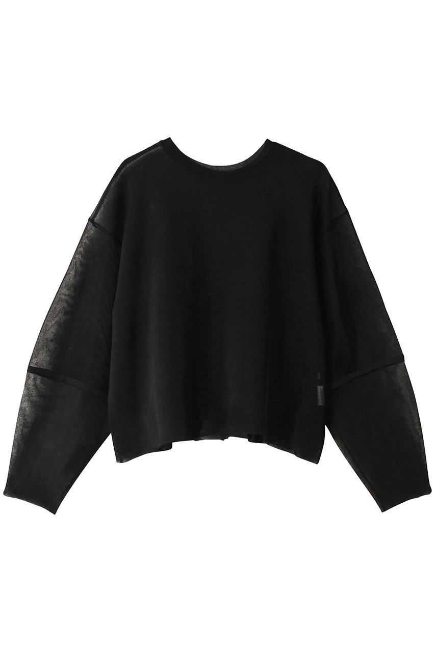 ANAYI シアースムース2WAYプルオーバー (ブラック, 38) アナイ ELLE SHOP ANAYI シアースムース2WAYプルオーバー (ブラック, 38) アナイ ELLE SHOP