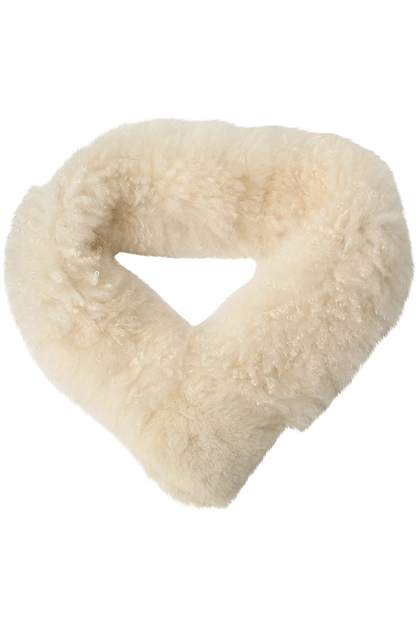 ANAYI カシミヤファーSTOLE (アイボリー, 1) アナイ ELLE SHOP ANAYI カシミヤファーSTOLE (アイボリー, 1) アナイ ELLE SHOP
