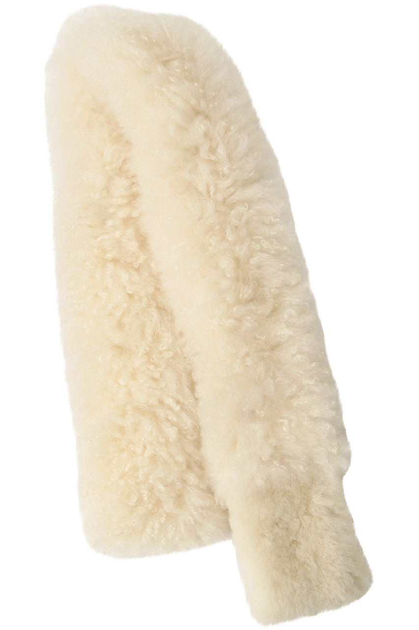 ANAYI(アナイ)｜カシミヤファーSTOLE/アイボリー の通販｜ELLESHOP