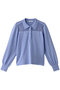 衿付キシアーレースプルオーバー アナイ/ANAYI ブルー