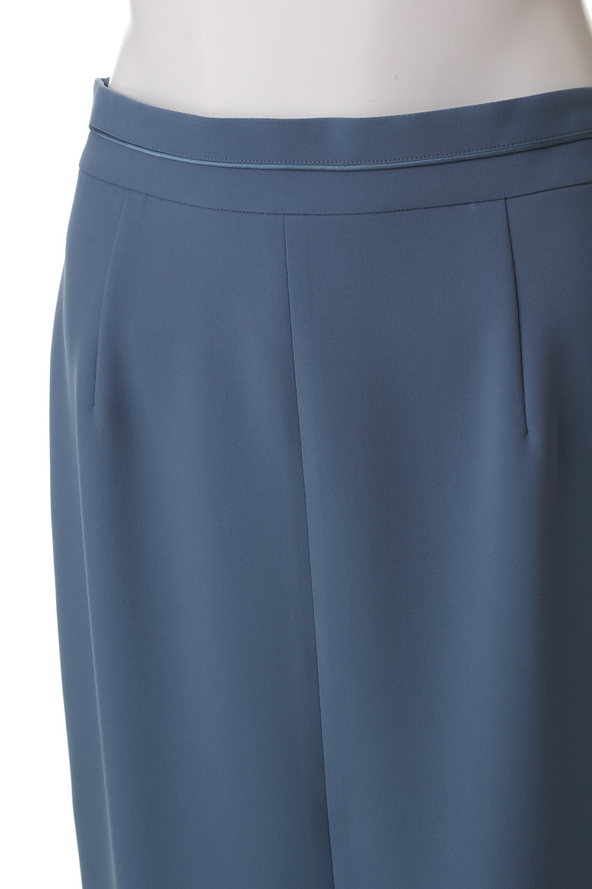 ANAYI(アナイ)｜パウダリータイトロングスカート/ブルー の通販