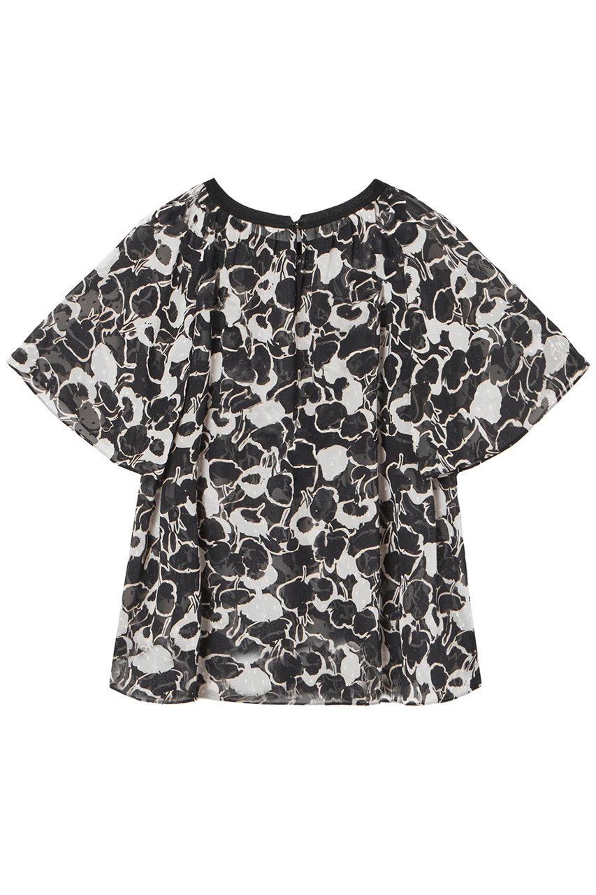 ANAYI（アナイ）の「ラインフラワープリントラッフルソデ ブラウス