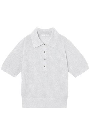 アナイ/ANAYIのLUREXポロプルオーバー(110300/110301)