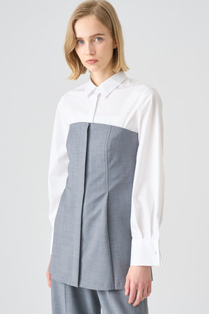 アナイ/ANAYIのウールトロピカルビスチェ(110400/110401)