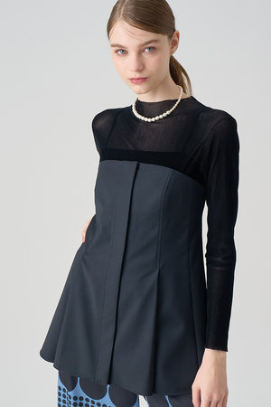 アナイ/ANAYIのウールトロピカルビスチェ(110400/110401)