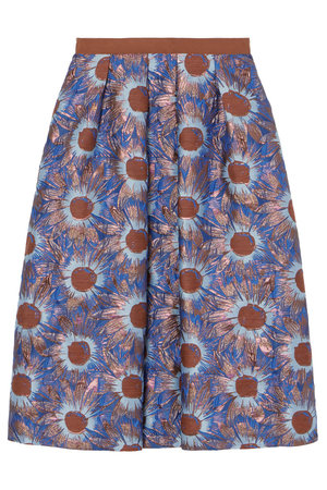 アナイ/ANAYIのフラワージャガードタック スカート(110700/110702)