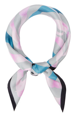 アナイ/ANAYIのボーダーリボンスカーフ(140100/140103)