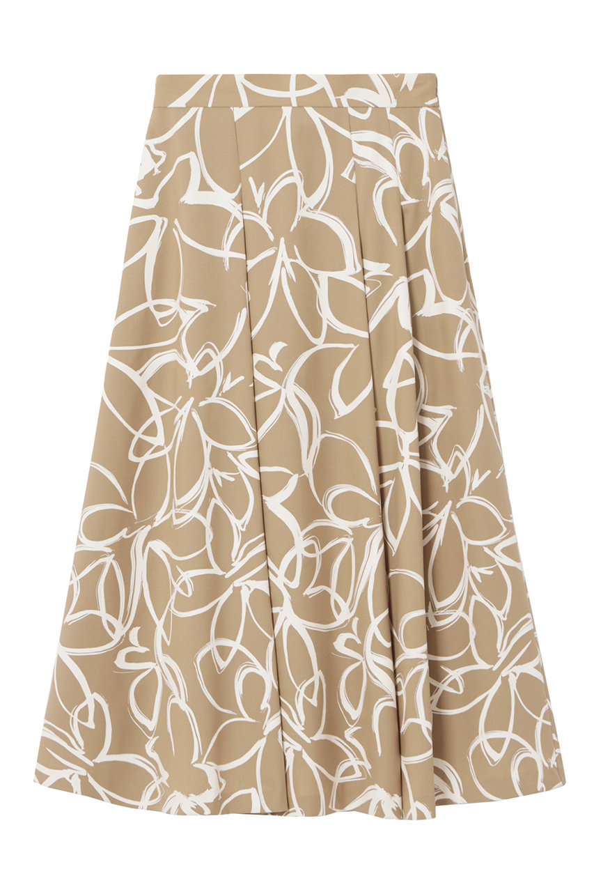 ANAYI(アナイ)｜ウールトロピカルプリントアシメタック スカート