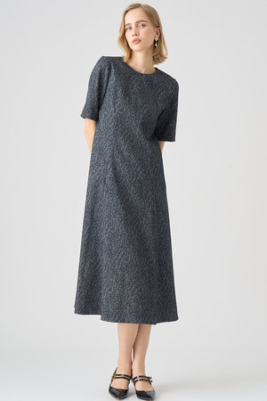 アナイ/ANAYIのストレッチジャガードフレア ワンピース(110500/110503)