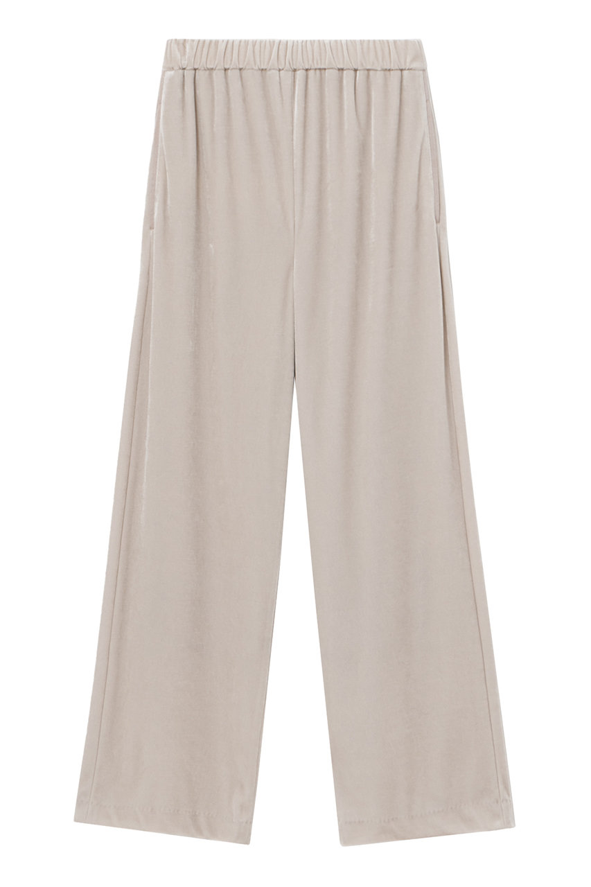 アナイ/ANAYIのトリアセベロアストレートパンツ(ピンク/10242712240-61-380)