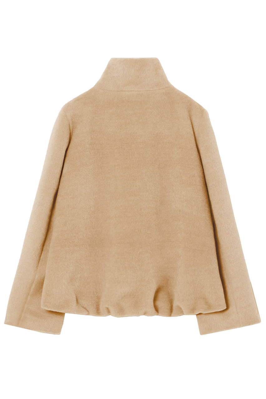 ANAYI(アナイ)｜アルパカシャギースタンドコート/ベージュ の通販