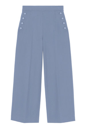 アナイ/ANAYIのツイル裏起毛サイドボタンパンツ(110600/110601)