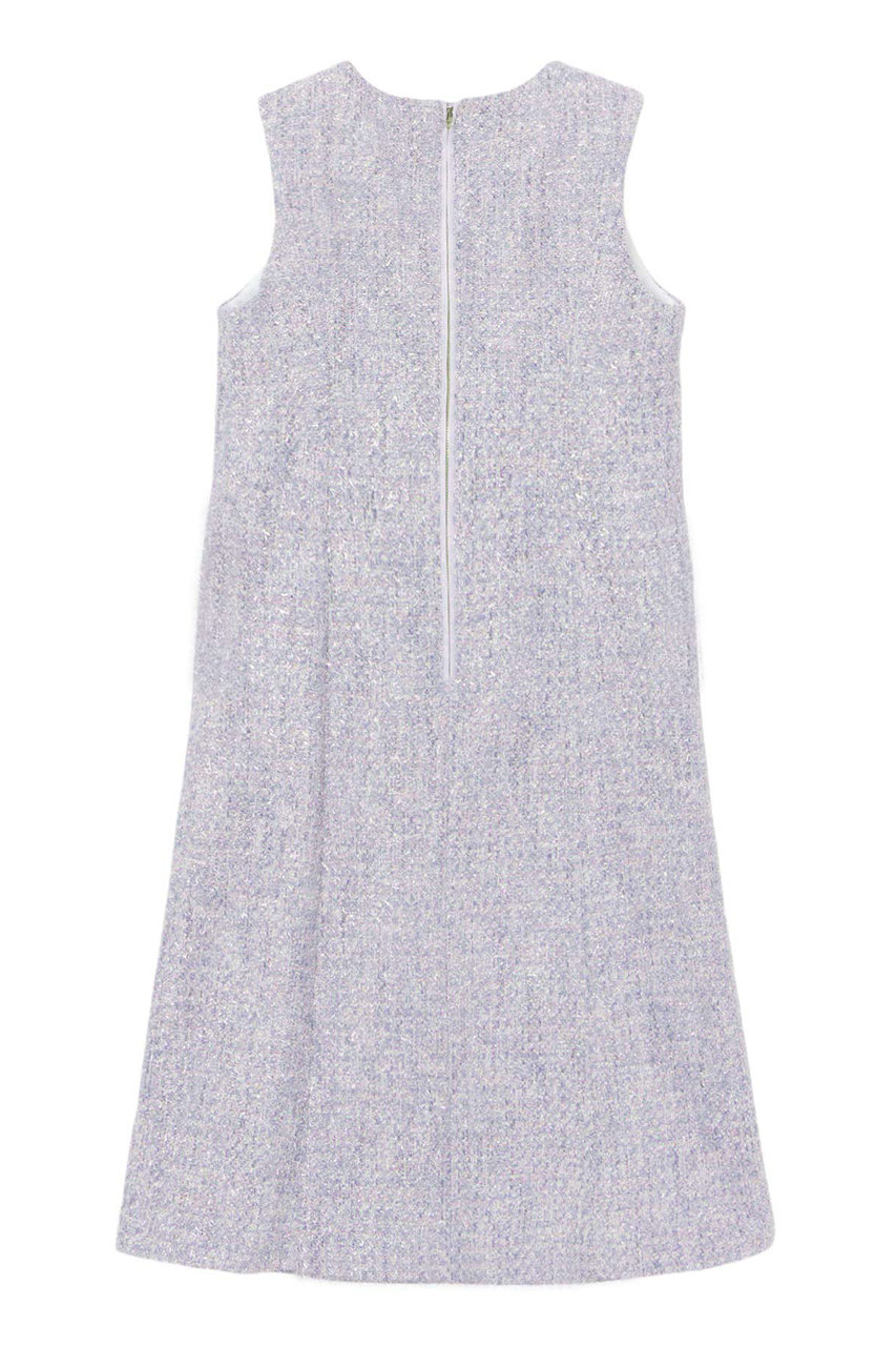 ANAYI(アナイ)｜メタルシャギーツイードワンピース/シルバー の通販