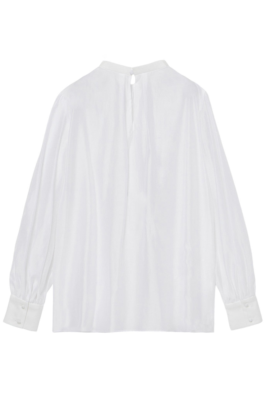 チョコ ANAYI/アナイ コットンサテンスタンドブラウス 38 ホワイト trim_ofany_item0ed1f210ef4611e