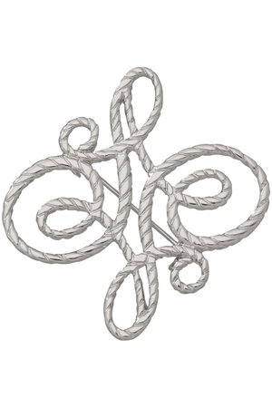 アナイ/ANAYIのロゴモチーフビジューブローチ(150500/150502)