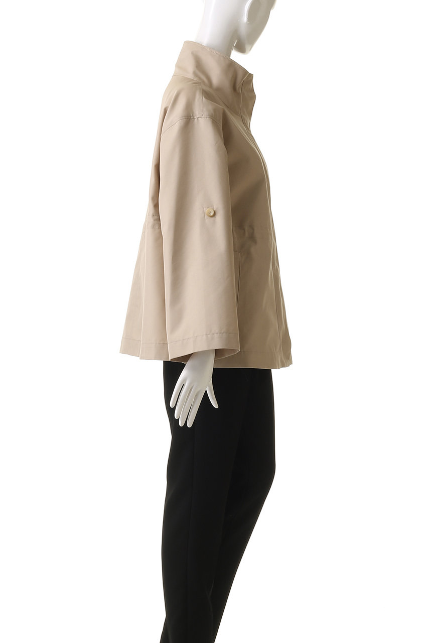 ANAYI 25SS 撥水ツイルミドルスタンドコート ベージュ 34