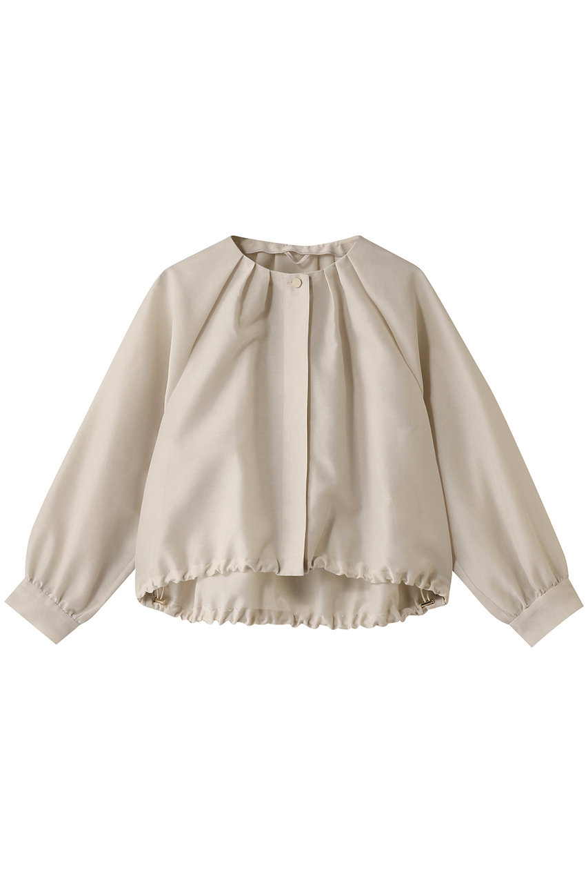 ANAYI ハードオーガンジーノーカラーBZ (ベージュ, 38) アナイ ELLE SHOP ANAYI ハードオーガンジーノーカラーBZ (ベージュ, 38) アナイ ELLE SHOP