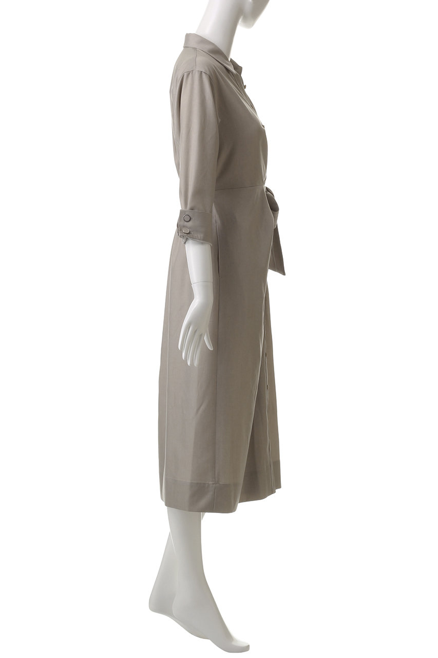 ANAYI(アナイ)｜テンセルツイルカシュクールワンピース/グレージュ の
